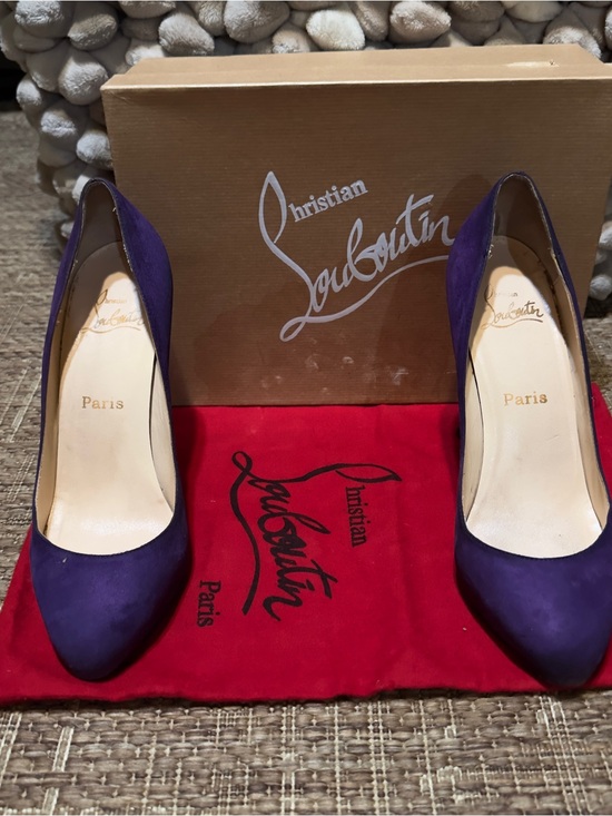 Christian Louboutin Shoes - 👠✨ 𝐂𝐇𝐑𝐈𝐒𝐓𝐈𝐀𝐍 𝐋𝐎𝐔𝐁𝐎𝐔𝐓𝐈𝐍 𝐃𝐞𝐜𝐥𝐢𝐜 𝟏𝟐𝟎 𝐏𝐮𝐫𝐩𝐥𝐞 𝐒𝐮𝐞𝐝𝐞 (𝐖𝐢𝐭𝐡 𝐁𝐨𝐱) 𝐒𝐳 𝟒𝟎 ✨👠